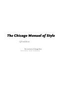 The Chicago Manual of Style