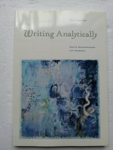 Writing Analytically [With Infotrac]