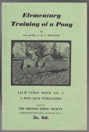 Elementary Training of a Pony Film Strip Book No. 3