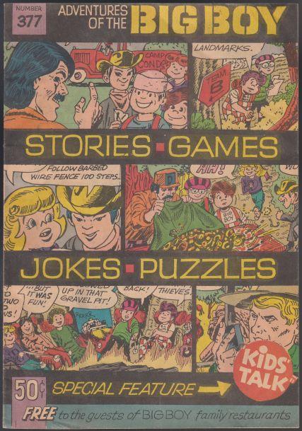 Adventures of The Big Boy Number 377 Jokes Games Puzzles Stories