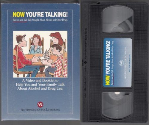 Now You're Talking Parents and Kids Straight Talk About Alcohol and Other Drugs Book & VHS Tape Set in Slipcase