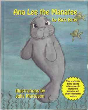Ana Lee the Manatee SIGNED