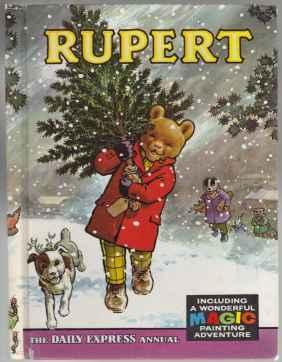 Rupert; Includes Rupert and Gaffer, Rupert and the Winter Woolly, Rupert and the Old Hat, Rupert and Rusty w/8 unused pages of Painting adventure Fun
