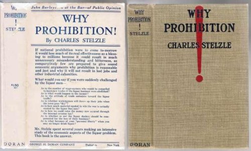 Why Prohibition!