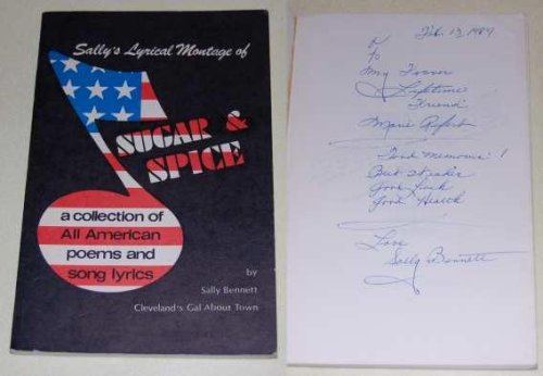 Sugar & Spice A Collection of All American Poems & Song Lyrics SIGNED