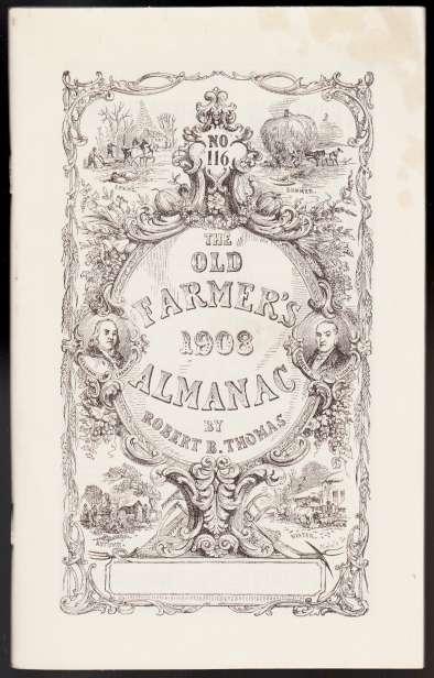 The Old Farmer's Almanac 1908. Reprint