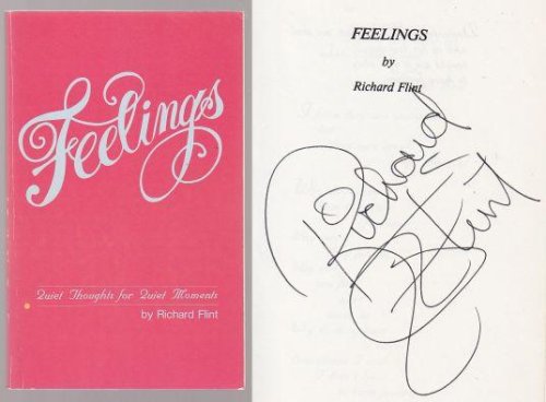Feelings. Quiet Thoughts For Quiet Moments SIGNED