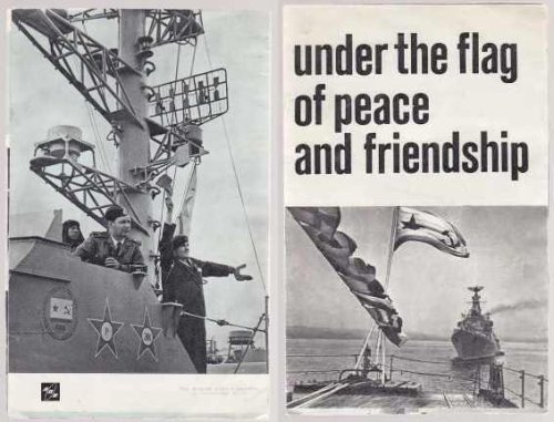 Under The Flag of Peace and Friendship Soviet Navy Leaflet