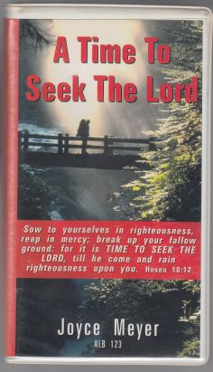 A Time To Seek The Lord 2 Cassette Tapes in Original Snap Lock Case