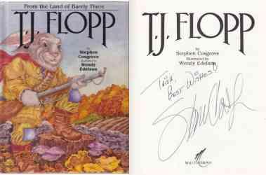 T.J. Flopp From the Land of Barely There SIGNED