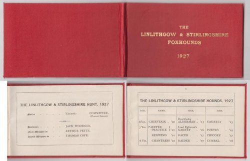The Linlithgow & Stirlingshire Hunt