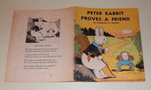 Peter Rabbit Proves A Friend PB. No. 3700E