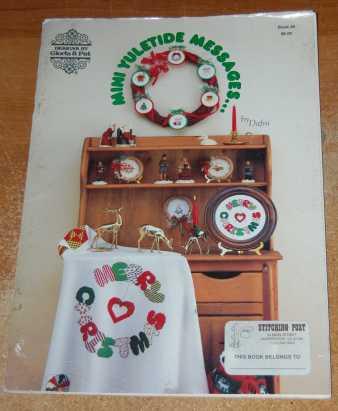 Mini Yuletide Messages Book #46 (Counted Cross Stitch Patterns)