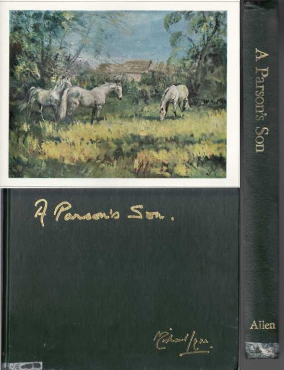 A Parson's Son. Sporting Artist SIGNED