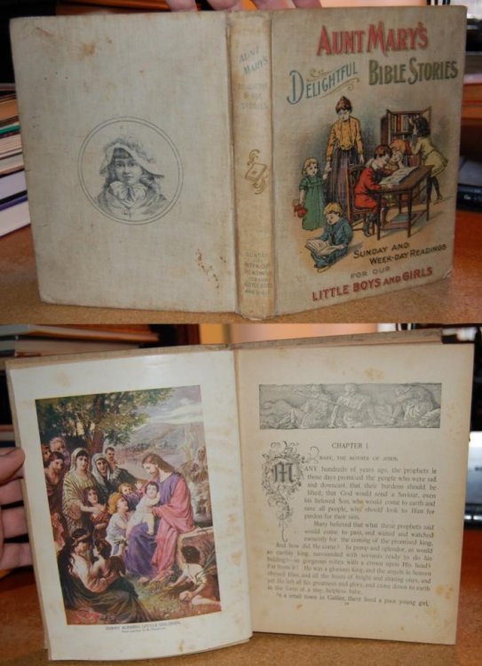 Aunt Mary's Delightful Bible Stories Sunday and Week-Day Readings For Our Little Boys and Girls