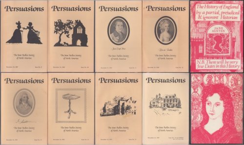 8 Volumes: Persuasions Issue 9 Dec 1987 - Issue 16 And Index Dec 1994 Plus Bonus Jane Austen Booklet