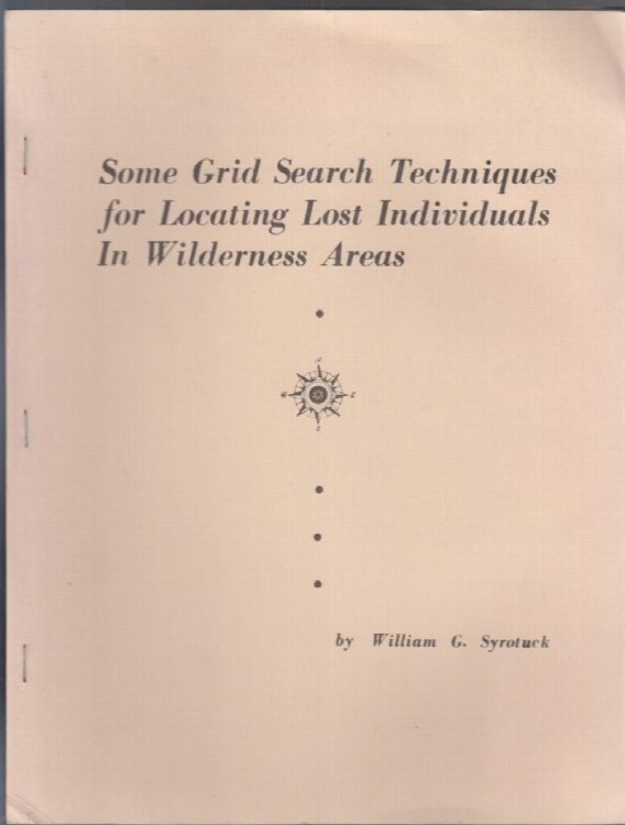 Some Grid Search Techniques for Locating Lost Individuals in Wilderness Areas