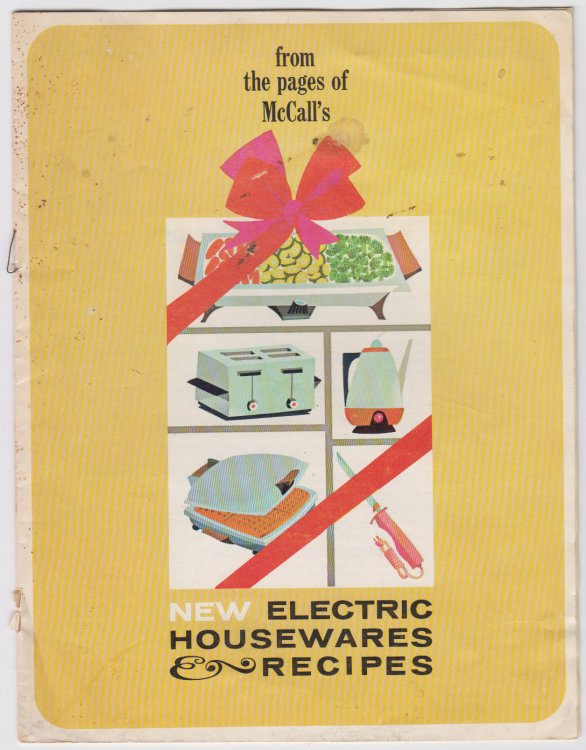 New Electric Housewares & Recipes from the Pages of McCall's