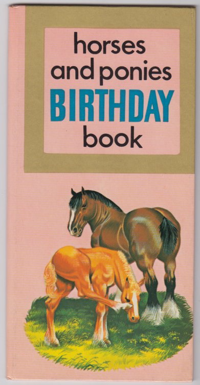 Horses and Ponies Birthday Book