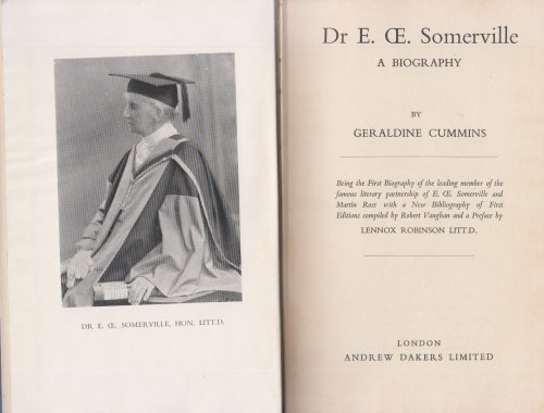 Dr E. OE. Somerville A Biography