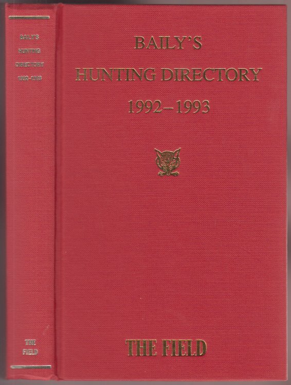 Baily's Hunting Directory 1992-1993
