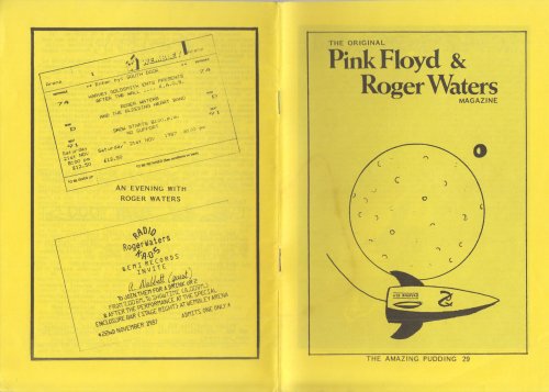 The Amazing Pudding: Pink Floyd & Roger Waters Issue #29