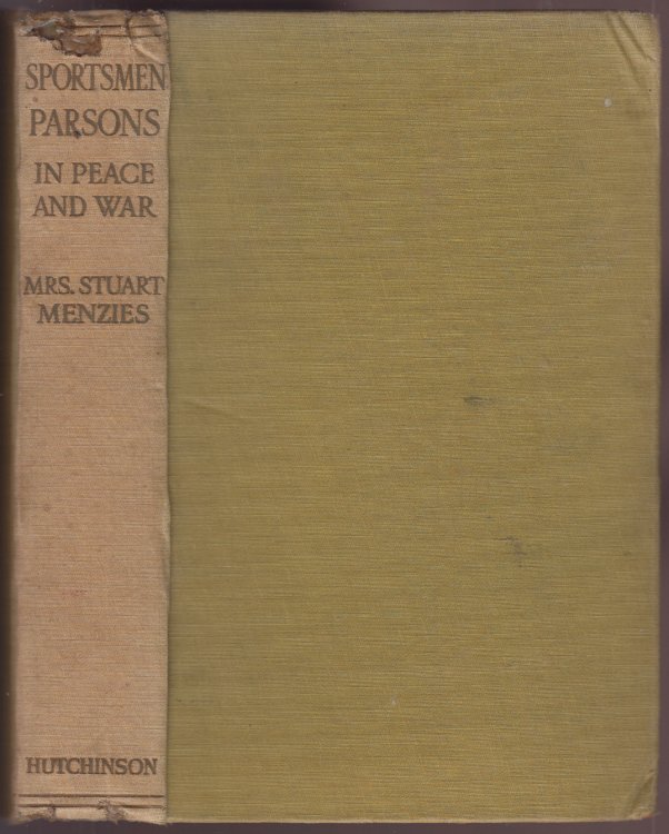 Sportsmen Parsons in Peace and War