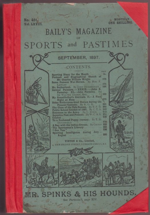 Baily's Magazine of Sports and Pastimes September, 1897 No. 451, Vol LXVIII