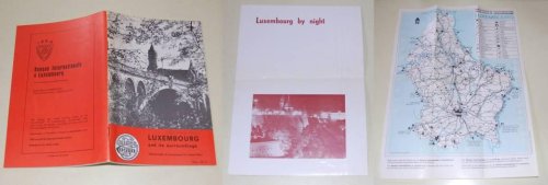 Luxembourg and Its Surroundings Official Guide of Luxembourg City Tourist Office w/Add'l Relative Material Laid In