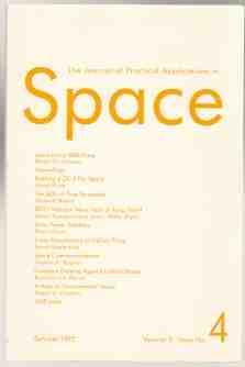The Journal of Practical Applications in Space Volume 3 Issue No. 4 Summer 1992