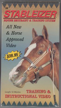 Stableizer Equine Restraint & Training System VHS New Sealed