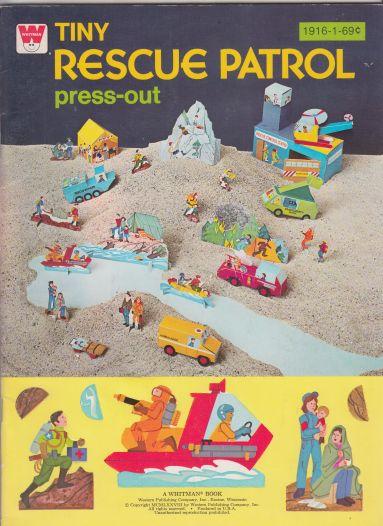 Tiny Rescue Patrol Press-Out Whitman #1916-1