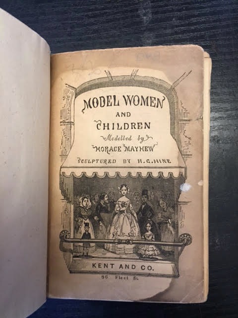 Model Women and Children Modelled By Horace Mayhew Sculptured By H. G. Hine