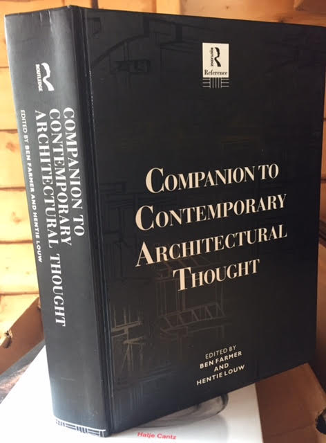 Companion to Contemporary Architectural Thought