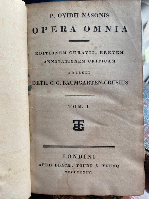 Opera Omnia. Editionem Curavit, Brevem Annotationem Criticam. In Three Volumes Complete