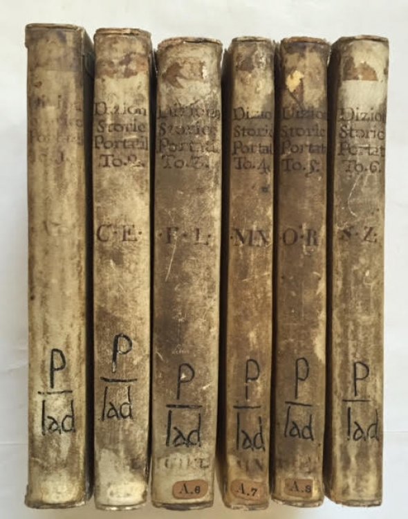 Dizionario Storico, Portatile, Che Contiene La Storia de' patriarchi, de' principi ebrei, degl' imperadori, de' re, e de' grandi capitani; degli dei, degli eroi dell' antichita pagana, ec. de' papi, de' ss. padri, de' vescovi, e de' cardinali piu celebri; e generalmente di tutti gli uomini illustri 