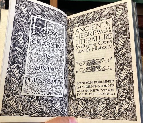 Ancient Hebrew Literature in 4 Volumes