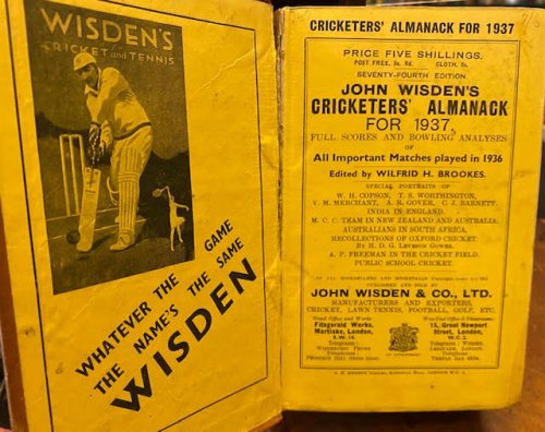 Wisden Cricketer's Almanack 1937