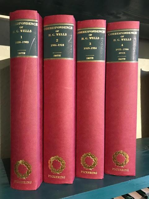 Correspondence of H. G. Wells , 4 Volumes v.1 1880-1903 ; v.2 1904-1918 ; v.3 1919-1934 ; v.4 1935-1946