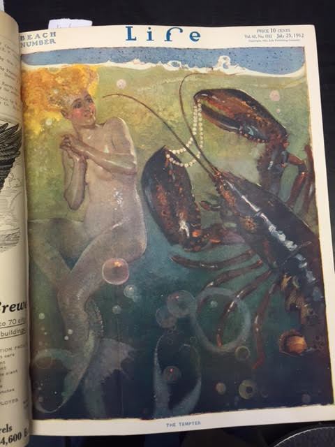 Life Magazine 1910-1912. In six bound volumes.