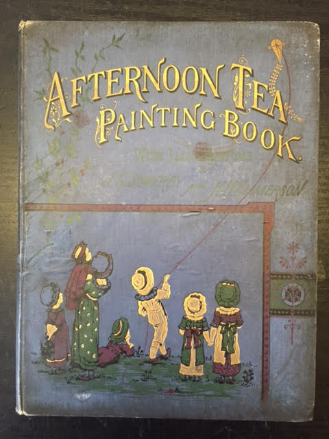 Afternoon Tea Painting Book. A Collection of Outline Engravings for Water-Colour Painting