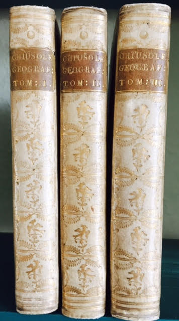 Il Mondo Antico, Moderno, e Novissimo, Ovvero Trattato dell' Antica, e Moderna Geografia. Con Tutte le Novita Occorie Circa la Mutazione de' Domini Stabiliti Nelle Paci di Utrecht, Bada, Passarowitz, Vienna ec. In three volumes