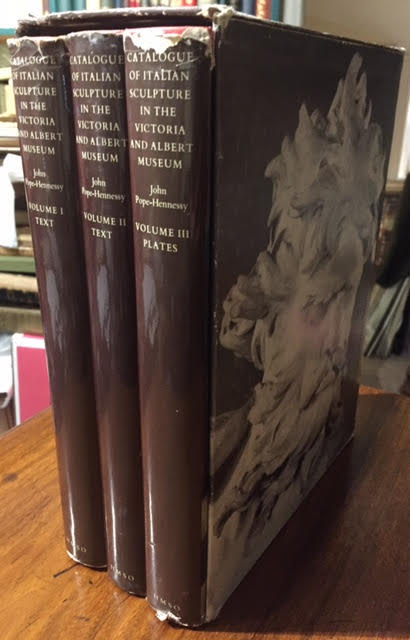 Catalogue of Italian Sculpture in the Victoria and Albert Museum. Volumes I & II: Text. Volume III: Plates. In three volumes