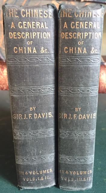 The Chinese : A General Description of China and Its Inhabitants. 4 volumes in 2
