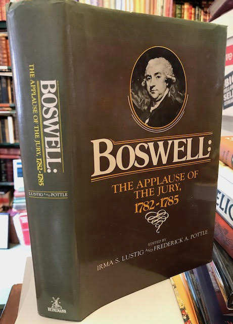 Boswell : The Applause of the Jury, 1782-1785