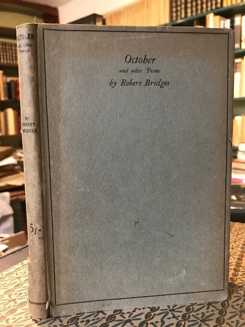 October and Other Poems : With Occasional Verses on the War