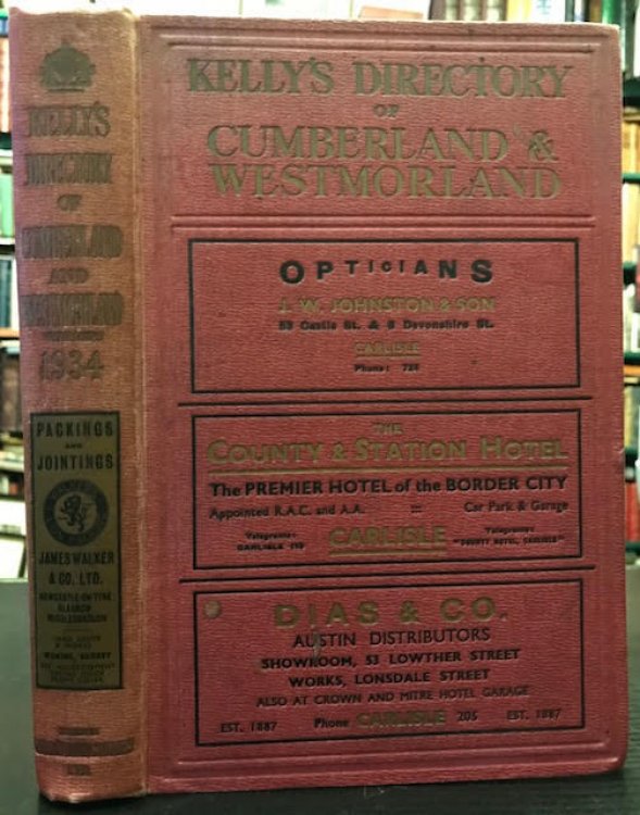 Kelly's Directory of Cumberland and Westmorland 1934