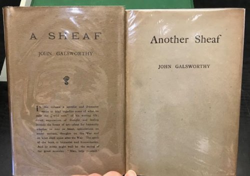 A Sheaf [and] Another Sheaf. Two volumes