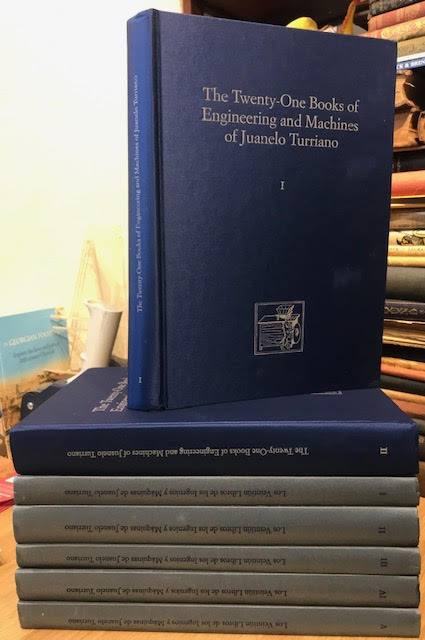 Los Veintiun Libros de los Ingenios y Maquinas de Juanelo Turriano [together with] The Twenty-One Books of Engineering and Machines of Juanelo Turriano. In seven volumes
