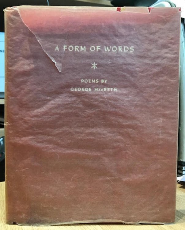 A Form of Words : Poems